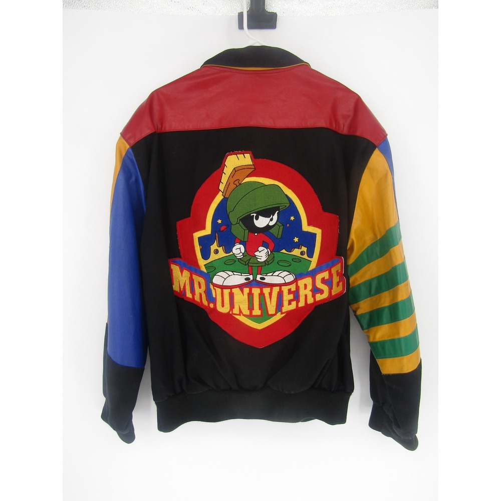 Marvin the Martian Varsity Jacket Sz. L Retro Looney Tunes Streetwear Hip Hop - Picture 3 of 16